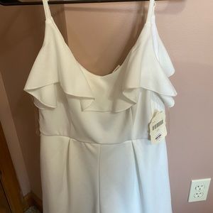 Size medium white romper